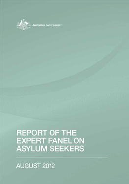 Report of the Expert Panel on Asylum Seekers