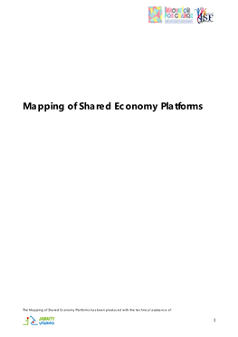 Mapping of Shared Economy Platforms