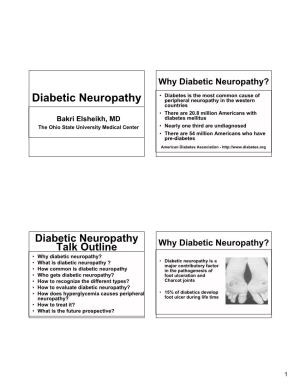 Diabetic Neuropathy?
