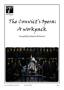 The Convict's Opera: a Workpack