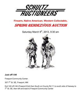 Spring Rendezvous Auction