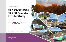 FINAL REPORT SR 179/SR 89A/ SR 260 Corridor Proﬁle Study