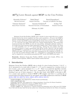 AC0[P] Lower Bounds Against MCSP Via the Coin Problem