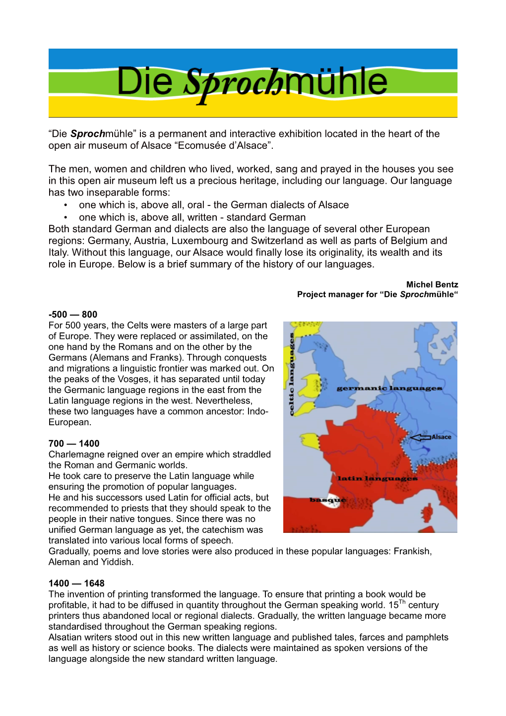 Alsace and Its Language