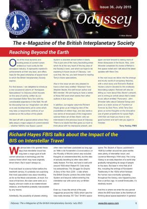The E-Magazine of the British Interplanetary Society Reaching Beyond the Earth