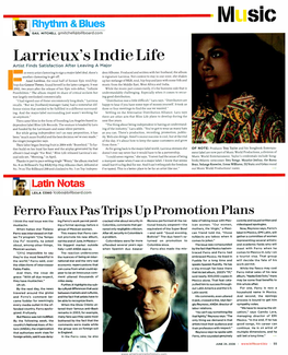 Larrieux's Indie Life Artist Finds Satisfaction After Leaving a Major