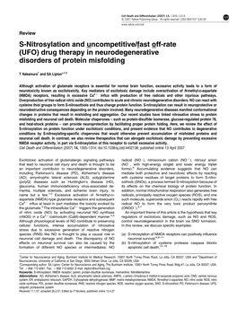 Drug Therapy in Neurodegenerative Disorders of Protein Misfolding
