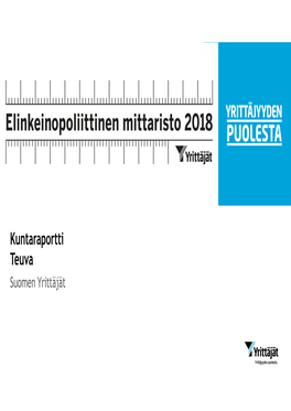 Teuva Suomen Yrittäjät Tutkimuksen Taustat Ja Toteutus 1/2