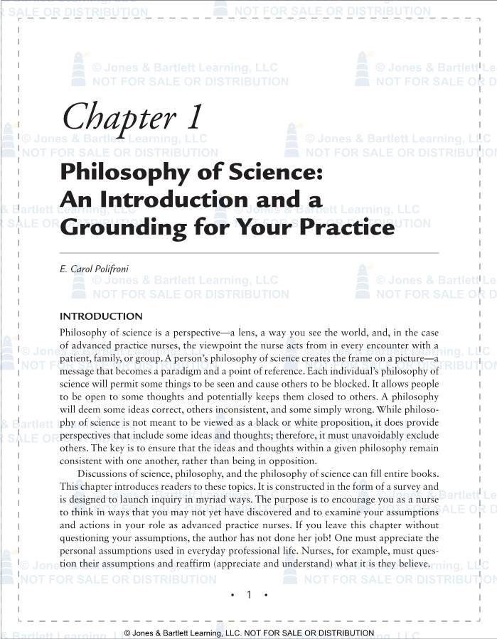 Chapter 1 Philosophy of Science: an Introduction and a Grounding for Your Practice