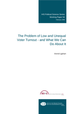 The Problem of Low and Unequal Voter Turnout - and What We Can Do About It