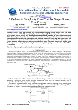 A Cyclomatic Complexity Visual Tool for Simple Source Code Coverage Omar M