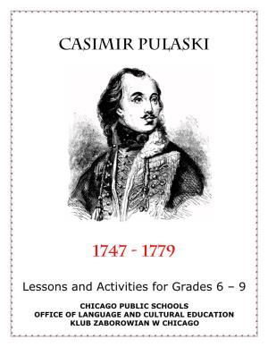 Casimir Pulaski 1747 – 1779