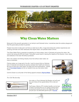 Why Clean Water Matters