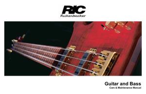 Guitar and Bass Care & Maintenance Manual