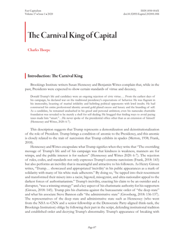 The Carnival King of Capital