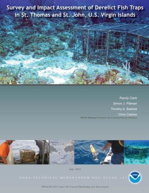 Survey and Impact Assessment of Derelict Fish Traps in St. Thomas and St