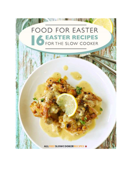 Food for Easter 16 Easter Recipes for the Slow Cooker Free Ecookbook