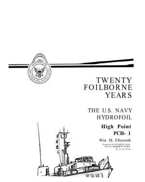 Twenty Foilborne Years, the U.S