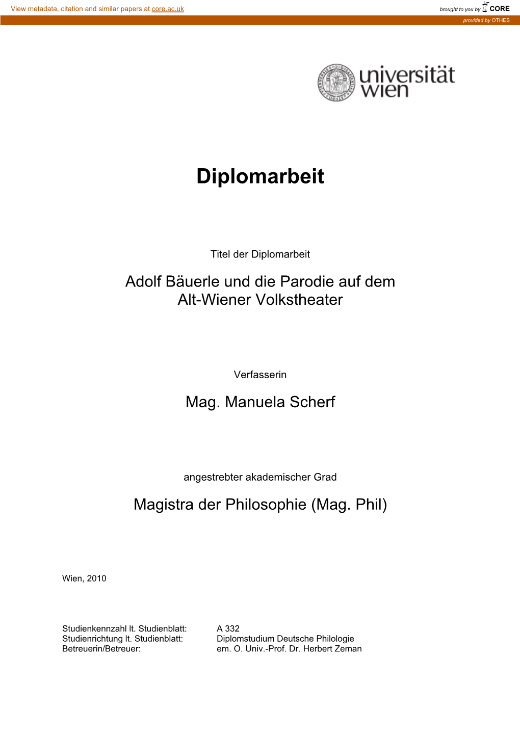 Diplomarbeit