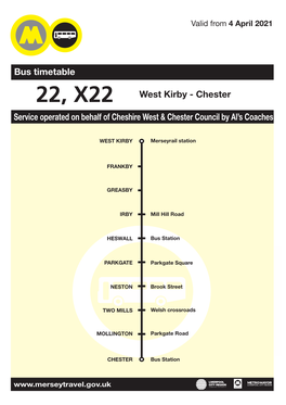 West Kirby Cheshire West and Chester Council Bus Services