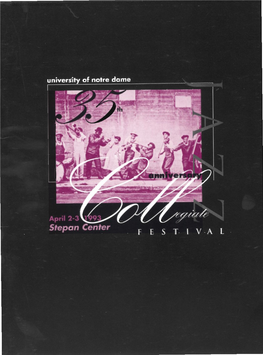 Notre Dame Collegiate Jazz Festival Program, 1993