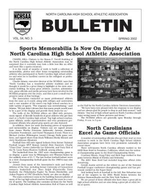 NCHSAA Bulletin Feb/02