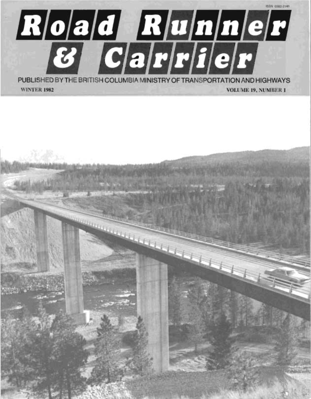 Road Runner & Carrier, Winter 1982, Volume 19, Number 1