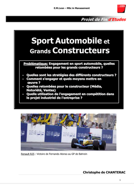 Sport Automobile Grands Constructeurs