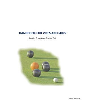 Handbook for Vices and Skips