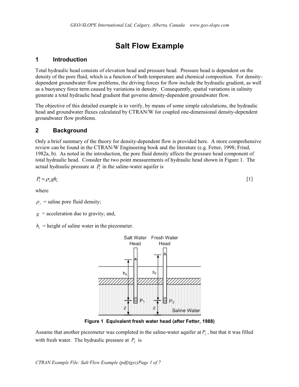 Salt Flow Example