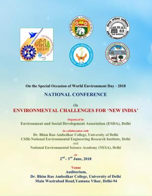 National Conference Environmental Challenges