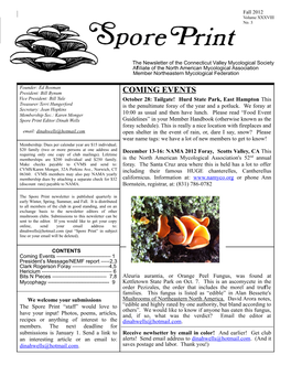 2012 Fall Spore Print [Pdf]