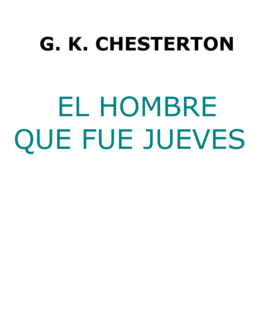 GK Chesterton