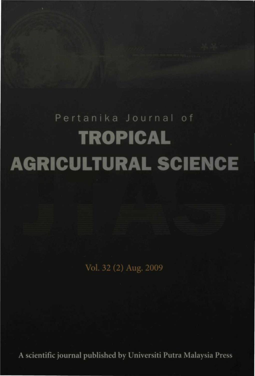 Tropical Agricultural Science
