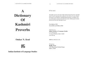 A Dictionary of Kashmiri Proverbs.P65