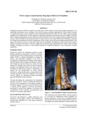 NASA's Space Launch System: Deep-Space Delivery for Smallsats