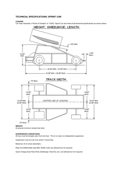 Technical Specifications: Sprint Car