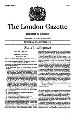 The London Gazette Bp Sutfjorttp