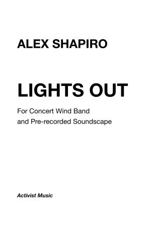 Alex Shapiro Lights Out