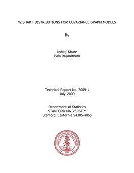 Wishart Distributions for Covariance Graph Models