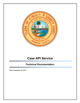 API Technical Document