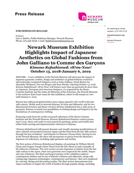 Newark Museum Exhibition Highlights Impact of Japanese Aesthetics On