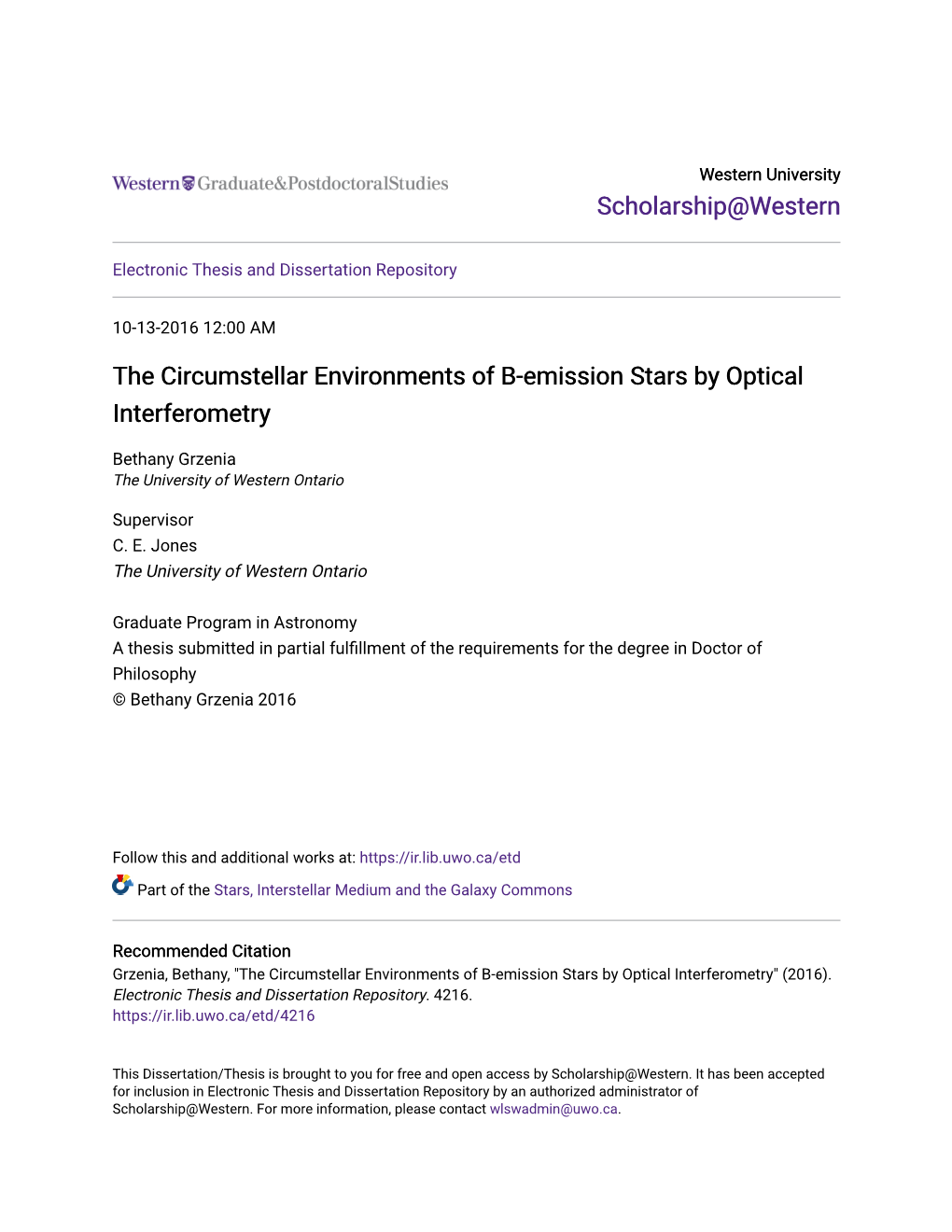 The Circumstellar Environments of B-Emission Stars by Optical Interferometry