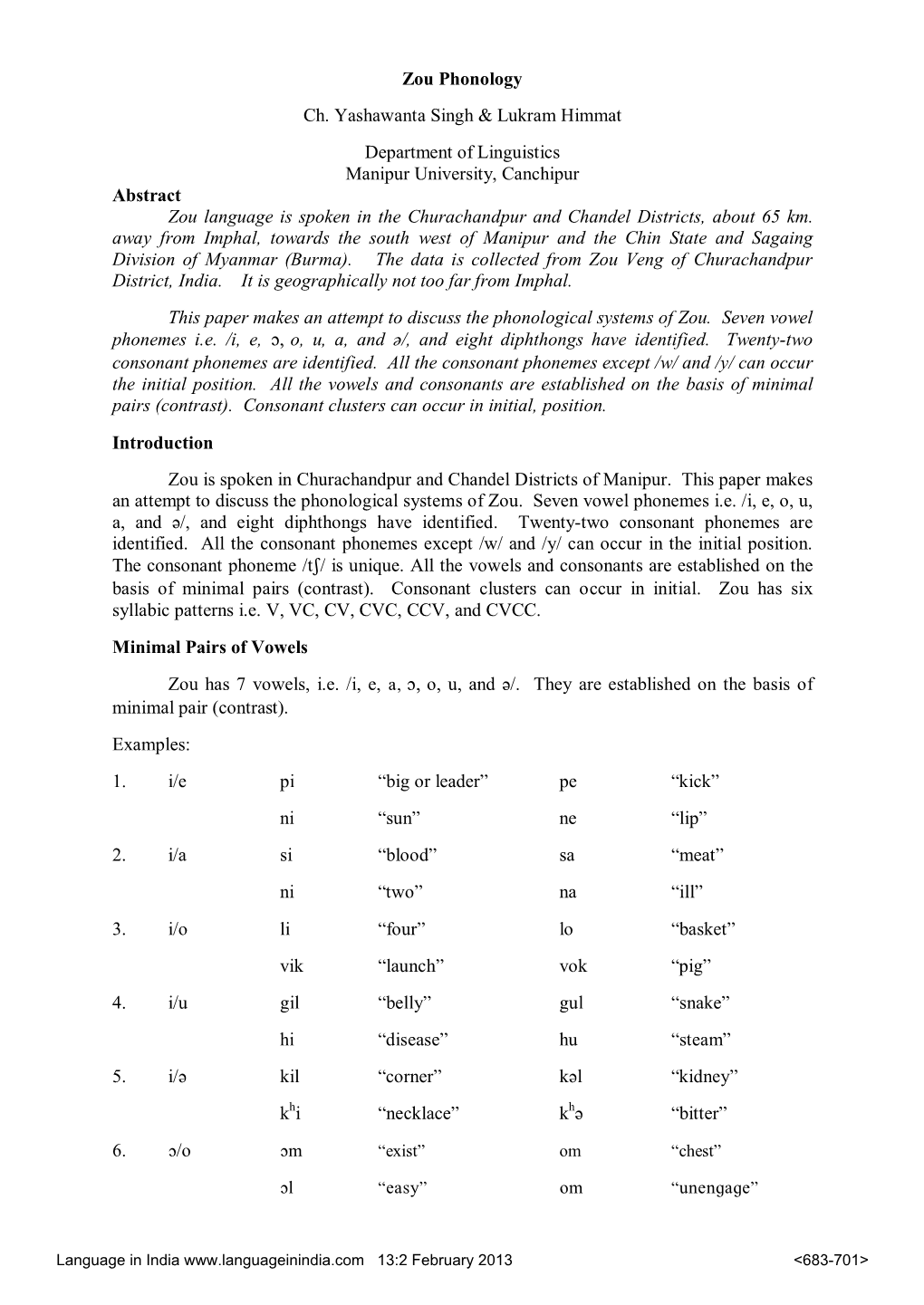 Zou Phonology Ch