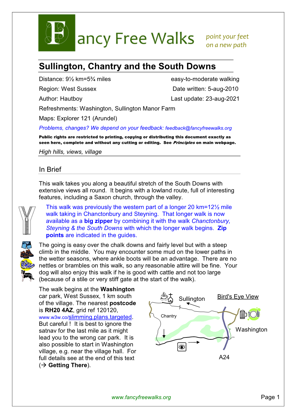 Sullington, Chantry & the South Downs