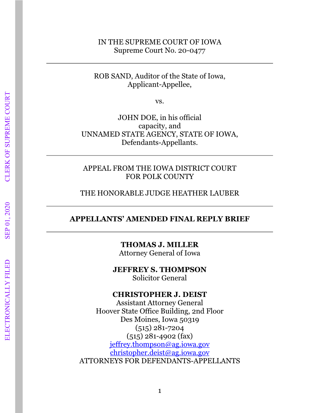 Appellant Final Reply Brief (164.89