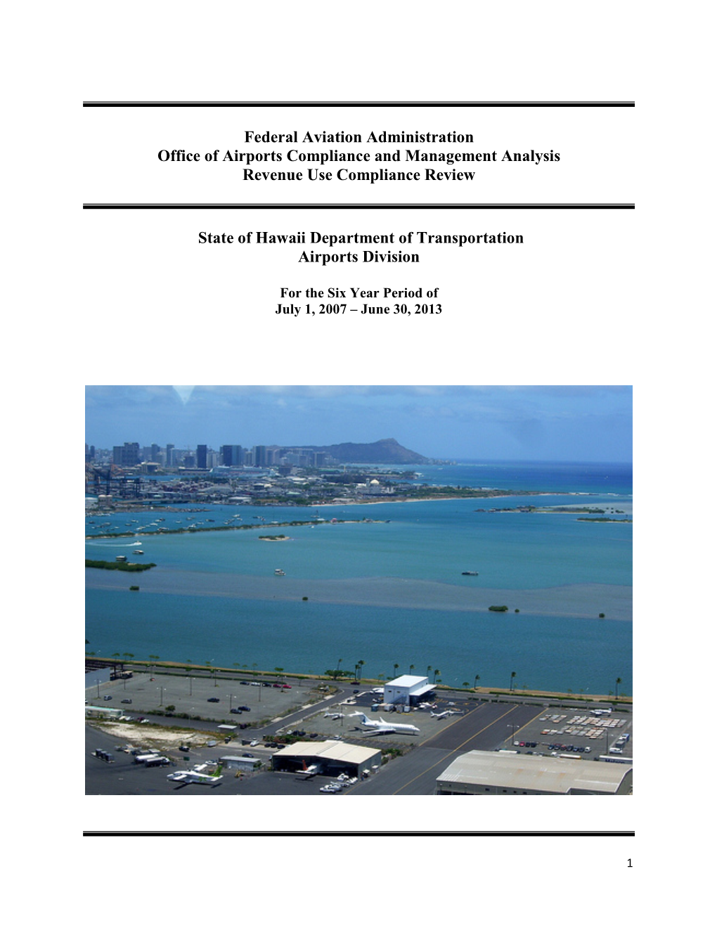 State of Hawaii Department of Transportation, Airports Division