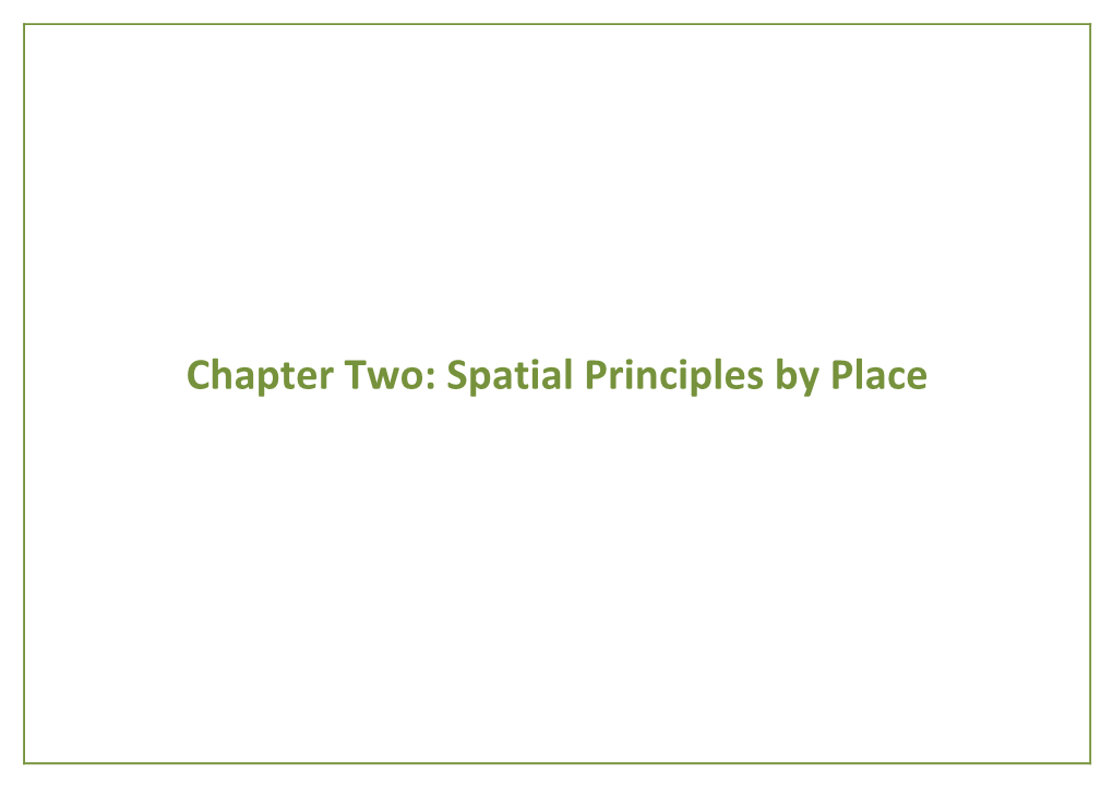 Spatial Principles by Place