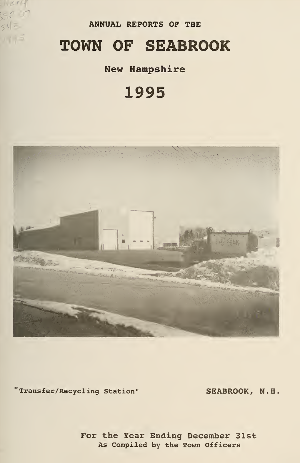 Annual Reports of the Town of Seabrook, New Hampshire for the Year