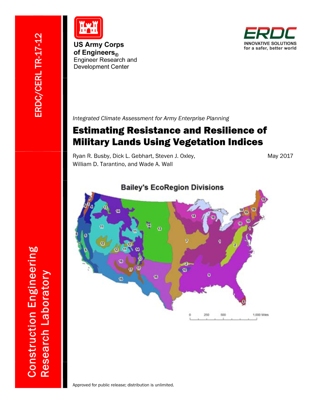 Estimating Resistance and Resilience of Military Lands Using Vegetation Indices